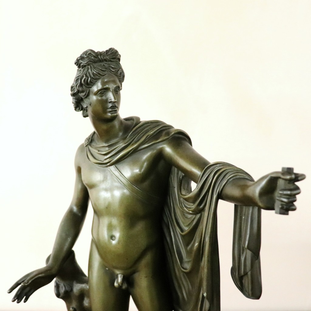 Large Bronze Apollo Belvedere Mark Jones Antiques