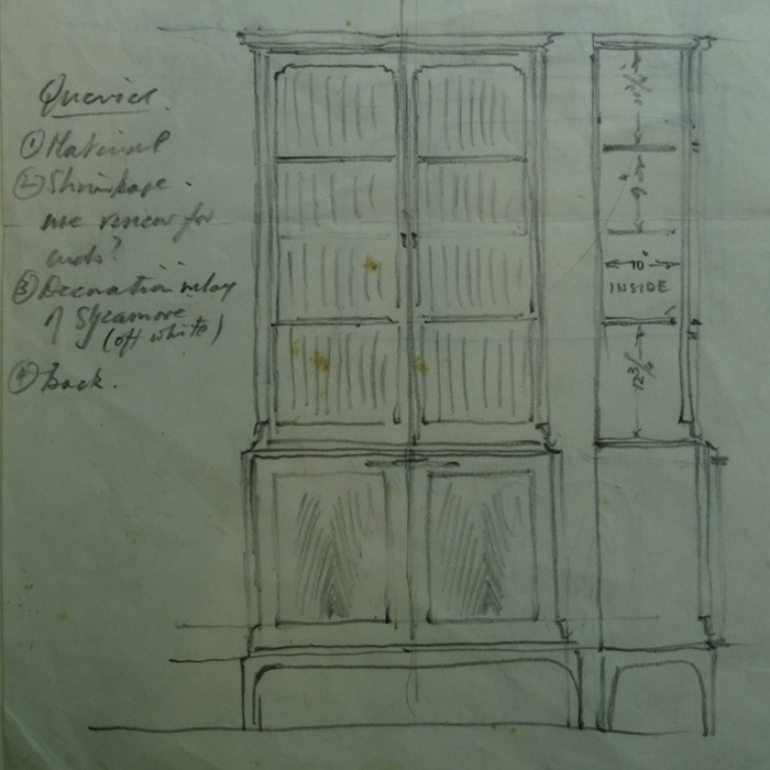 Edward Barnsley cabinet bookcase 12