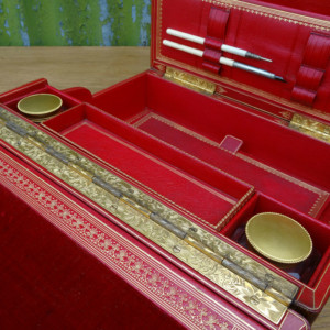 Scottish leather writing box 3