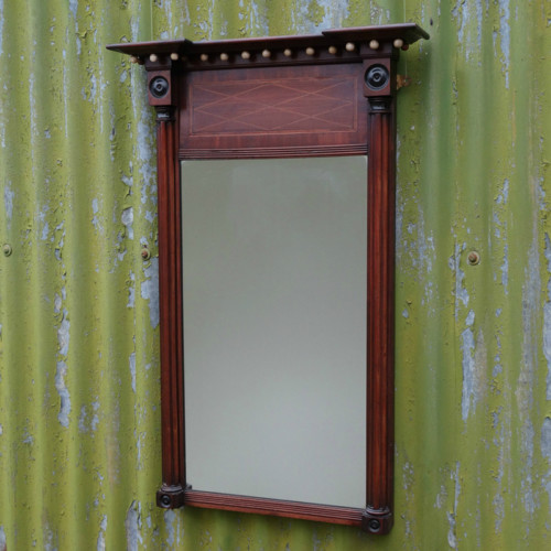 George III mahogany pier mirror 4