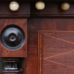George III mahogany pier mirror 2