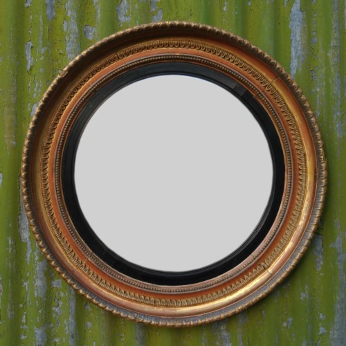 Gilt convex mirror (2)