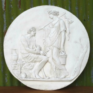 Greek plaster roundels (6)