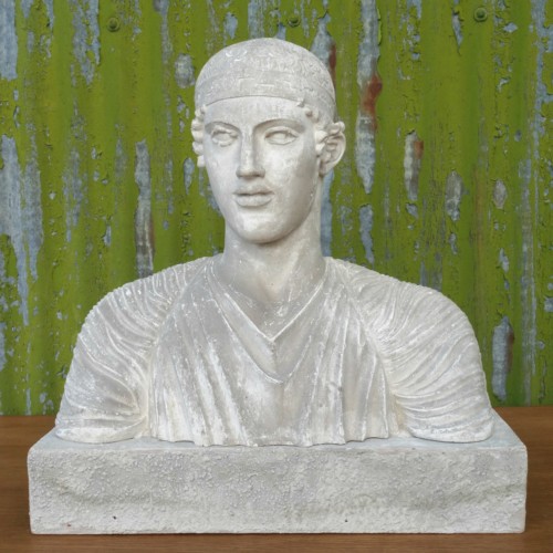 Plaster bust of the Delphi Charioteer (1)