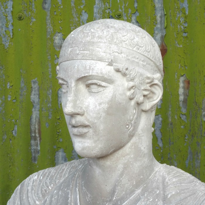 Plaster bust of the Delphi Charioteer (3)