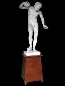 Plaster dancing faun (3)