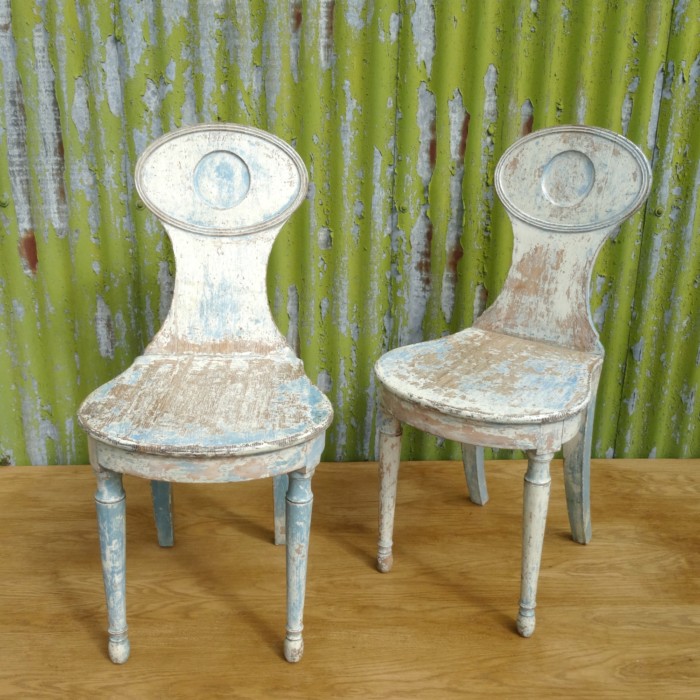 Pair of John Gee Hall Chairs (1)
