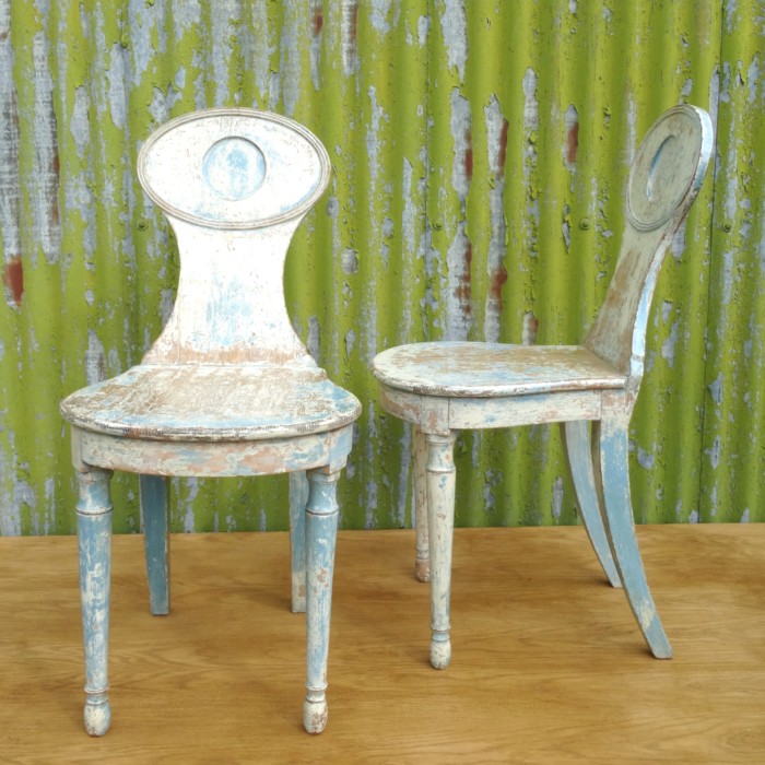 Pair of John Gee Hall Chairs (2)