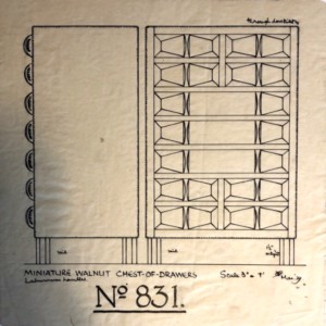 Gordon Russell mahogany chest (17)