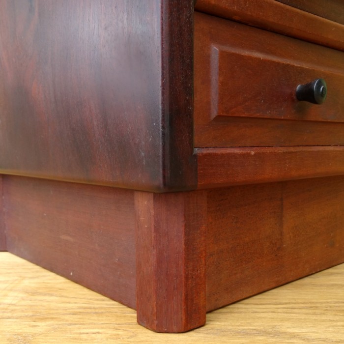 Gordon Russell mahogany chest (7)