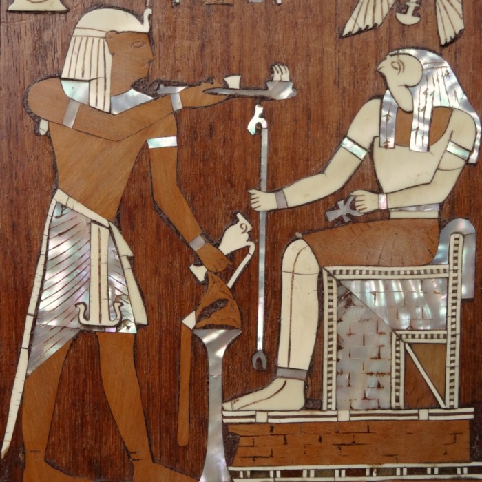 Egyptian Revival Inlaid Table 3