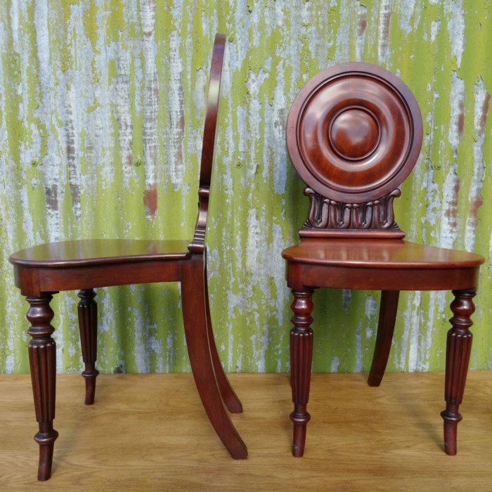 Pair of Gillows Hall Chairs 6