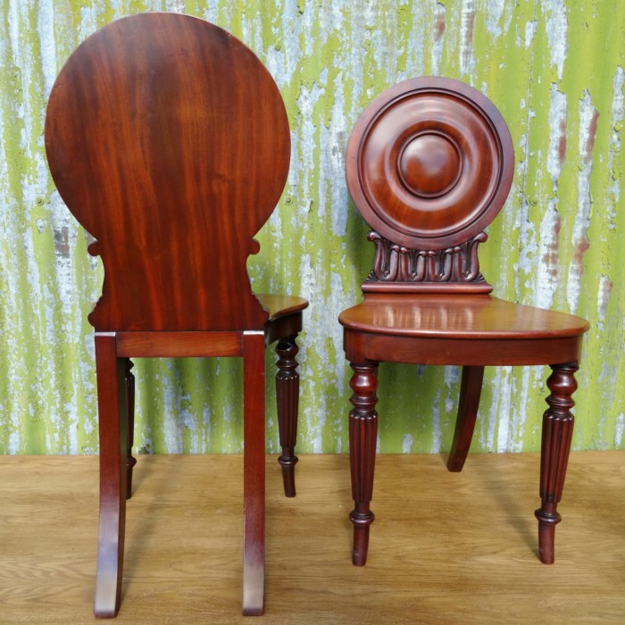 Pair of Gillows Hall Chairs 7