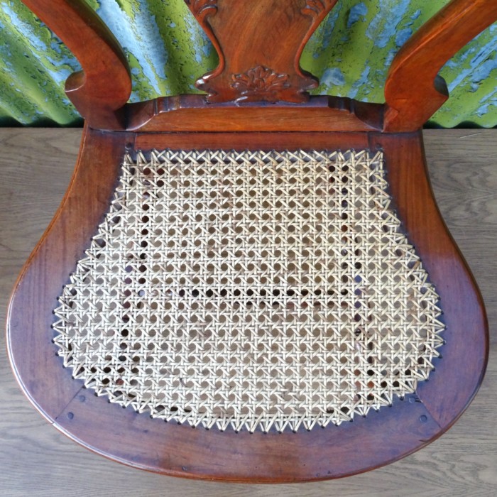 Pair of Dutch East Indies Satinwood Side Chairs 10