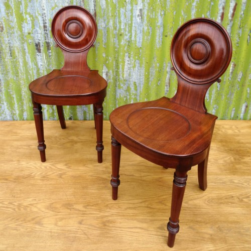 Pair of Hall Chairs (2)