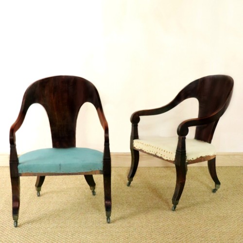 Pair of Roman Library Armchairs (a)