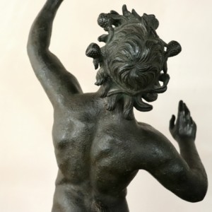 Large Sommer Bronze Dancing Faun (7)