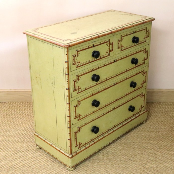 Bamboo Painted Chest (2)