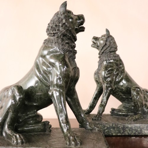 Large Serpentine Roman Dogs (2)