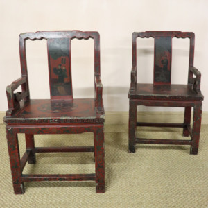 Pair of Chinese Chairs (5)