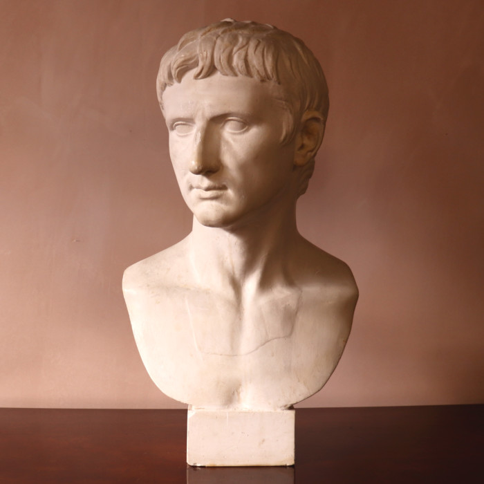 Large Plaster Augustus Caesar (1)