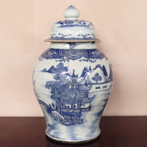 Large Chinese Jar and Cover (1)