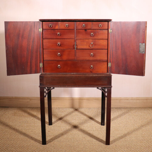 Chippendale Cabinet on Stand (2)