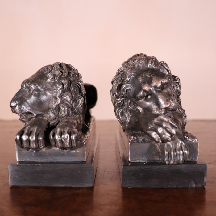 Pair of Canova Lions (5)