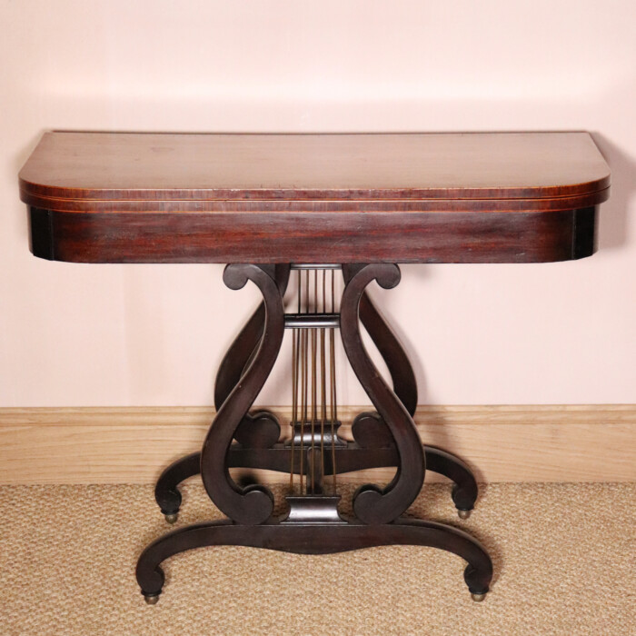 Pair of Lyre Tables (7)