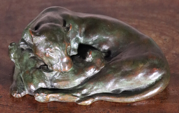 Hyatt Bronze Lioness (2)