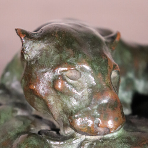 Hyatt Bronze Lioness (4)