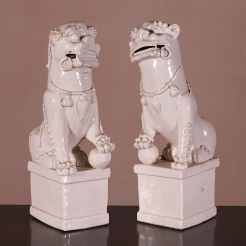 Pair of Chinese Foo Dogs (1)