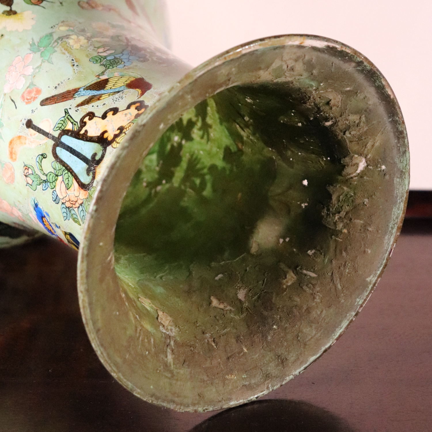 Pair of Decalcomania Vases (10)
