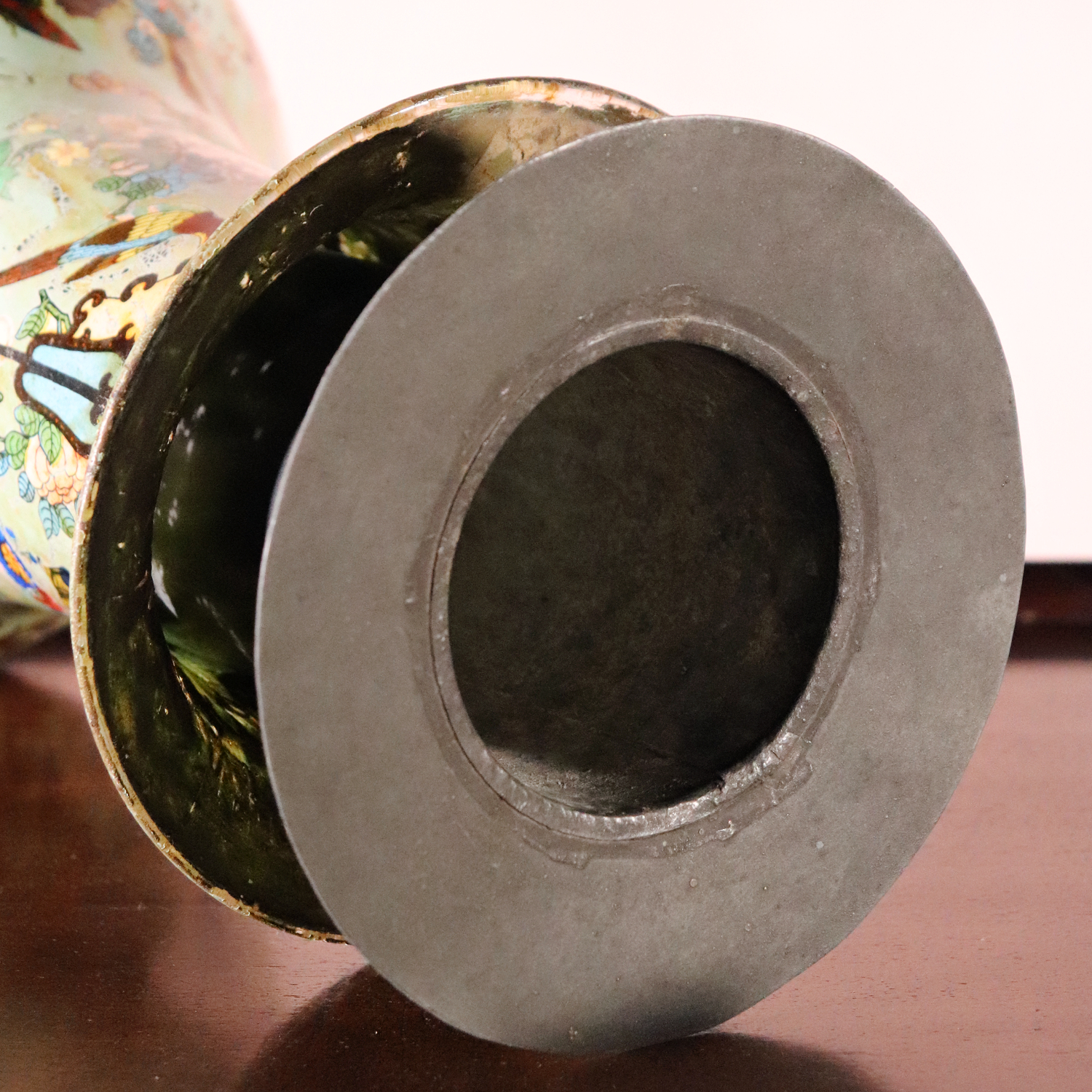 Pair of Decalcomania Vases (11)